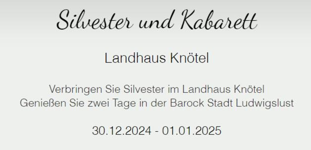 Landhaus Knoetel Лудвигслуст Стая снимка